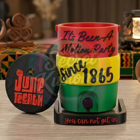 Juneteenth Can Holder